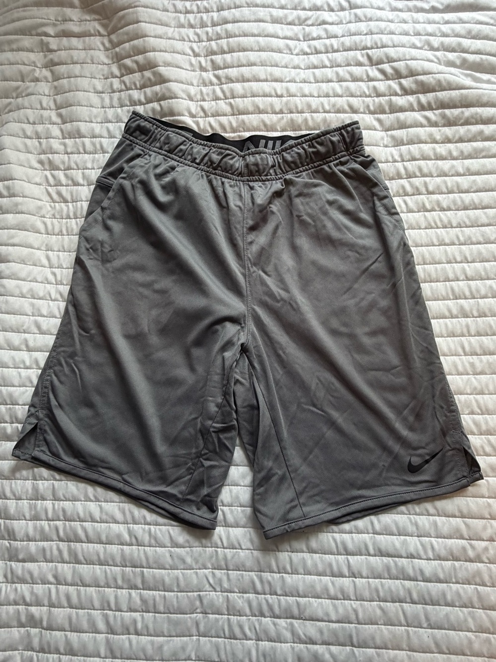 Nike Men's Athletic Shorts in Charcoal Gray